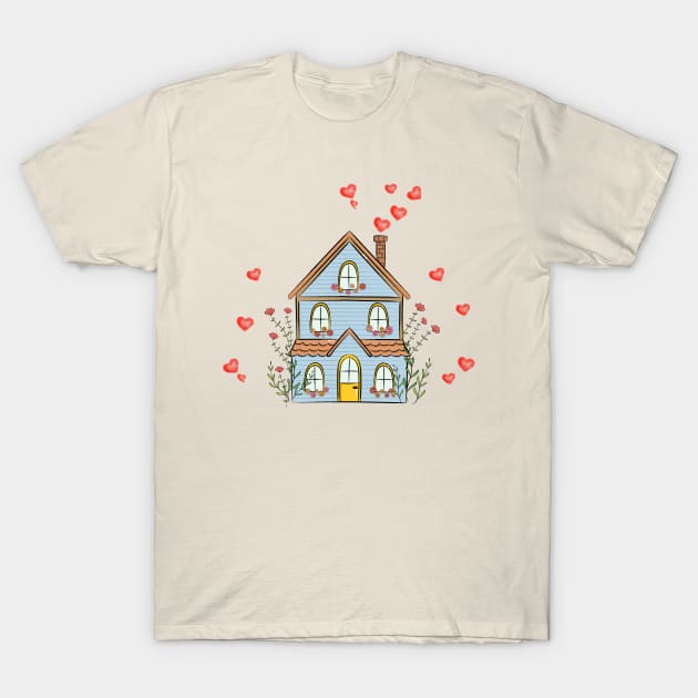 Home Sweet Home T-Shirt by Lizzamour